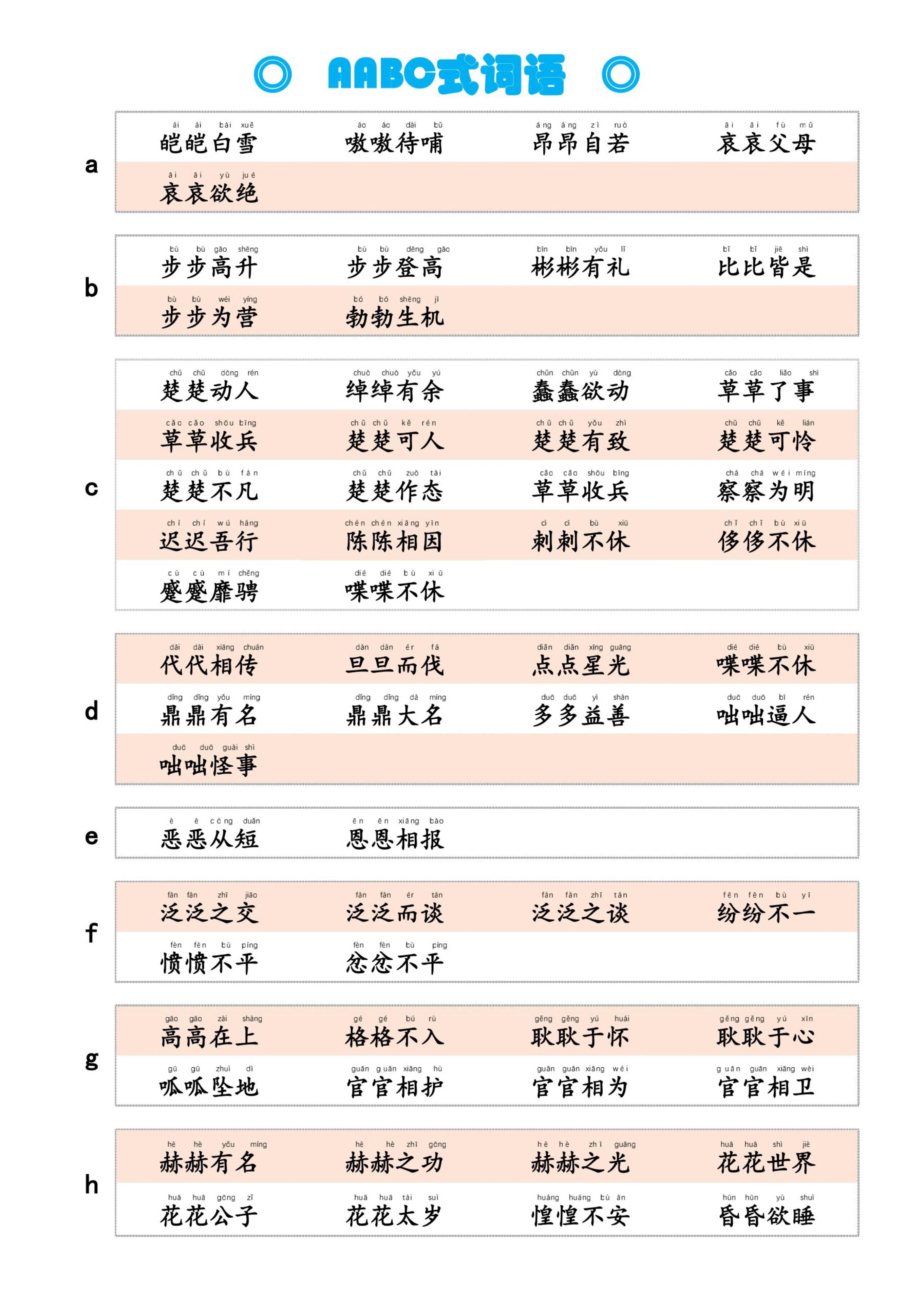 AABC型成语古今揭秘之旅