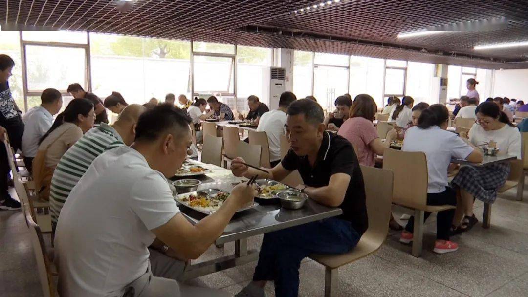 县政府机关食堂用餐观察报告，每日数百人用餐情况分析