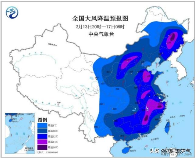 八省区寒潮来袭，大到暴雪与大雾天气的双重考验